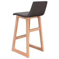 vidaXL Barhocker 2 Stk.  Taupe