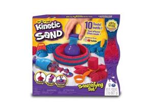 Spin Master Kinetic Sand - Sandisfying Set, rot/blau