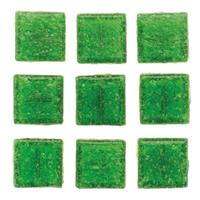 90x stuks vierkante mozaiek steentjes groen 2 x 2 cm - Mozaiektegel