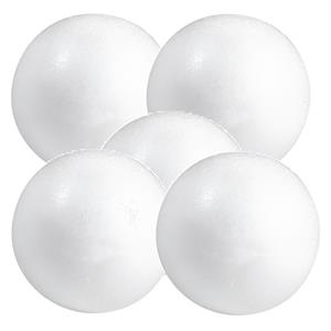 Rayher hobby materialen 6x stuks hobby/diy piepschuim ballen/bollen 7 cm - Knutselartikelen