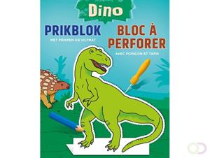 prilblok Dino junior 22,7 x 18,4 cm papier groen/blauw