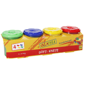 noname Creative Fun Knete 4er Set Grundfarben 560g