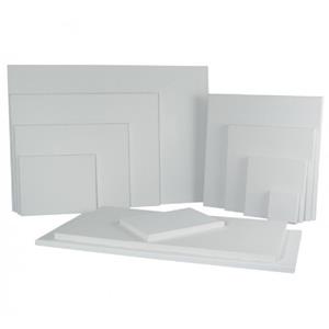 Rayher hobby materialen Set van 2x stuks handbespannen schildersdoeken 50 x 70 cm - Schildersdoeken