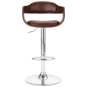 vidaXL Barstoel kunstleer bruin