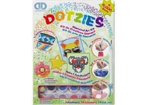 - Diamond Dotz Diamond Dotz Megapack Dotzies groen 6-delig