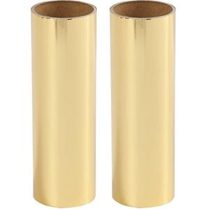 2x rollen gouden hobby transfer folie 50 cm knutselmateriaal -