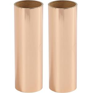 2x rollen rose gouden hobby transfer folie 50 cm knutselmateriaal -