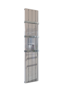 eastbrook Peretti radiator 60 x 28cm 307 watt aluminium
