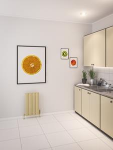 eastbrook Malmesbury radiator 37,5 x 60cm 422 watt cappuccino