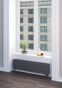 eastbrook Addington type 22 radiator 29,2 x 120cm 1703 watt antraciet