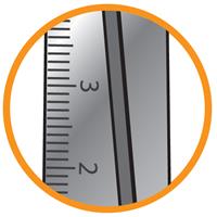 Bastelschere Essentials, rund, Länge: 130 mm