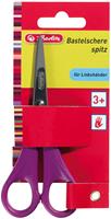 Bastelschere, spitz, Länge: 133 mm