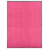 vidaXL Deurmat wasbaar 60x180 cm roze