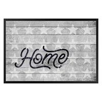 Klebefieber Fußmatte Home Sterne Shabby