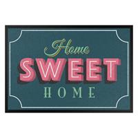 Klebefieber Fußmatte Home sweet Home Retro II