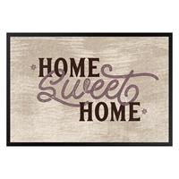 Klebefieber Fußmatte Home sweet home shabby white