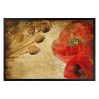 Klebefieber Fußmatte Poppy Flower