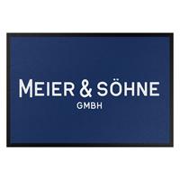 Klebefieber Fußmatte Deine Firma Wunschtext