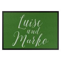 Klebefieber Fußmatte Handschrift Wunschnamen