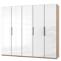 Wimex Kledingkast Level by fresh to go Deuren over het gehele oppervlak met gekleurd glas