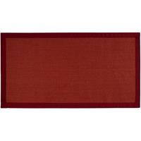 FLOORDIREKT Sisal-Teppich Amazonas | Rot | Mit Bordüre | 200 x 290 cm