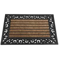 sienagarden Gummimatte Impalla 45x75cm schwarz Schmutzfangmatte Türmatte Fußabtreter TOP NEU - SIENA GARDEN