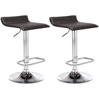clp 2er Set Barhocker Dyn-braun