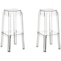 clp 2er Set Barhocker Fox-transparent