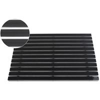 emcobautechnik EMCO Eingangsmatte DIPLOMAT 22mm Gummi schwarz Fußmatte Schmutzfangmatte Fußabtreter Antirutschmatte: 590 x 390 mm - EMCO BAUTECHNIK