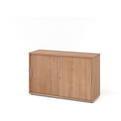 mcbuero.de Schiebetürschrank Derie 9 2 OH BxTxH 120x40x74,8cm Griff RE