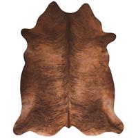misento Kuhfell Optik Teppich Braun 125x155 cm Fellimitat Rinderfell Kunstfell - 
