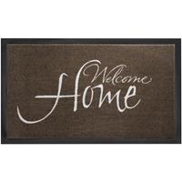 sienahome Fußmatte Peva Welcome taupe 45x75cm Fußabtreter Türmatte Schmutzfangmatte Matten - SIENA HOME