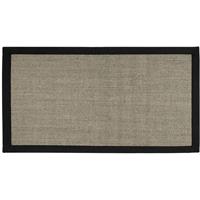 FLOORDIREKT Sisal-Teppich Amazonas | Grau | Mit Bordüre | 160 x 230 cm