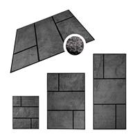 FLOORDIREKT Schmutzfangmatte Geo 72x90 cm