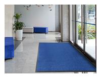 FLOORDIREKT Schmutzfangmatte Monochrom blau 90 x 120 cm