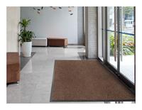 FLOORDIREKT Schmutzfangmatte Monochrom braun 90 x 120 cm