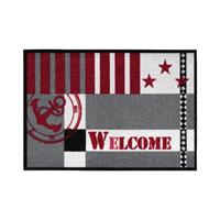 weitere Fußmatte Metopolita Welcome red/black, 50 x 70 cm