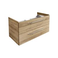 fackelmann MILANO Waschbeckenunterschrank 100 cm, Braun hell-'84212'