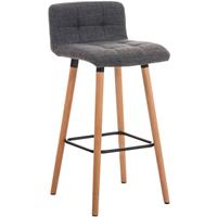 laricodesignmöbel Larico Design Möbel - Barhocker Lincoln Stoff-hellgrau