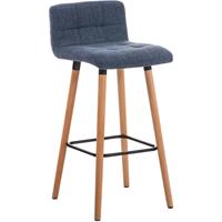 laricodesignmöbel Larico Design Möbel - Barhocker Lincoln Stoff-blau
