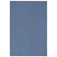 Snapstyle Feinschlingen Velour Teppich Strong dark blue denim Gr. 100 x 100