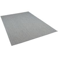 Pergamon In- und Outdoor Teppich Flachgewebe Carpetto Uni Mix blau Gr. 140 x 200