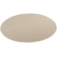 Snapstyle Bentzon Natur Flachgewebe Teppich Rund braun Gr. 100 x 100