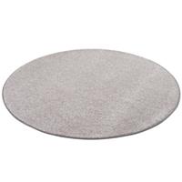 Snapstyle Luxus Soft Velours Teppich Shine Rund taupe Gr. 100 x 100
