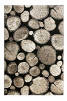 Yomonda Teppichart Logs beige Gr. 133 x 200