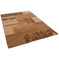Pergamon Teppich Trendline Patchwork Teppiche beige/braun Gr. 120 x 170