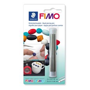 Staedtler kraalnaalden Fimo junior 90 mm staal zilver 50 stuks