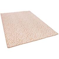 Snapstyle Konturenschnitt Hochflor Langflor Teppich Frieda beige Gr. 100 x 100