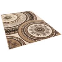 Pergamon Teppich Trendline Mandala beige Gr. 80 x 150