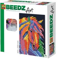 SES strijkkraalkunstwerk Beedz Art paard 45,5 x 30 cm 9 delig